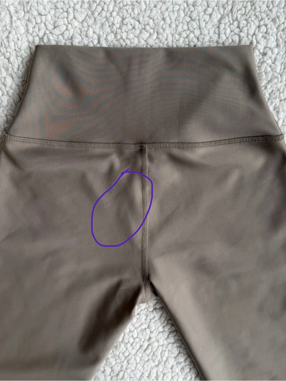 NWOT Alo Yoga High Waisted Airlift Leggings S Gravel Taupe Brown